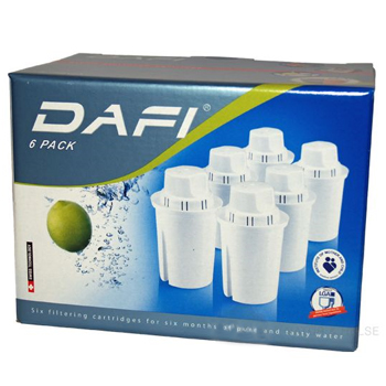 Filterpatroner 6-pack Dafi (1stk)