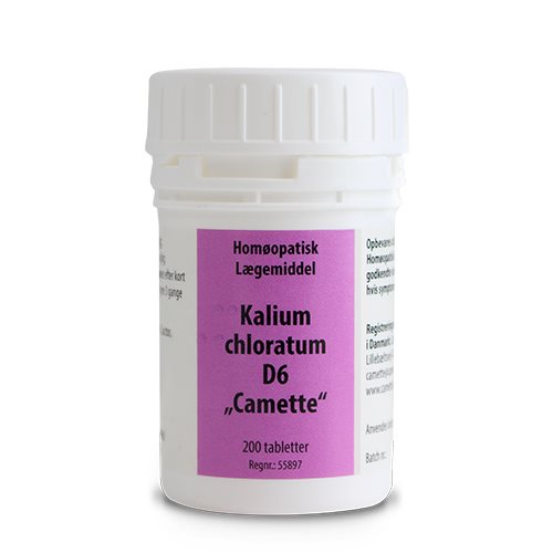 9: Camette Kalium Chlor. D6 Cellesalt 4