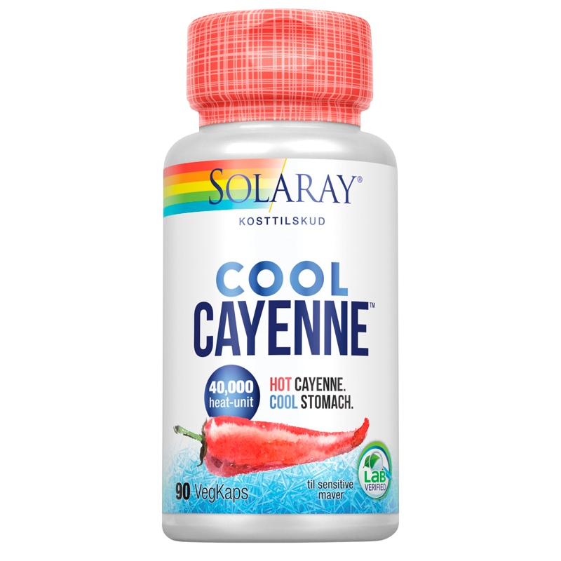 Se Cool Cayenne 300 mg (90kap) hos Viivaa.dk