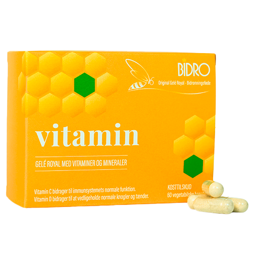 Se Bidro med vitaminer og (60kap) hos Viivaa.dk