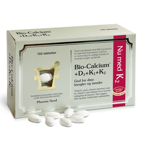 Billede af Pharma Nord Bio-Calcium D3 K (150 tabletter)