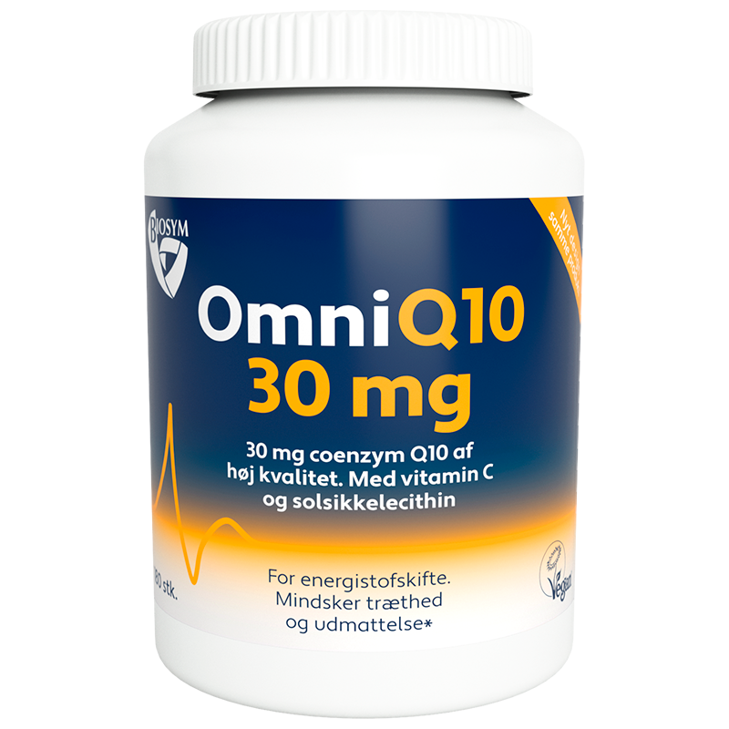 10: Biosym OmniQ10 30 mg (180 kapsel)
