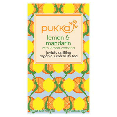 Pukka Lemon & Mandarin Te Ø (20 breve)