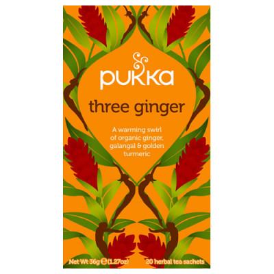 Pukka Three Ginger Te Ø (20 breve)