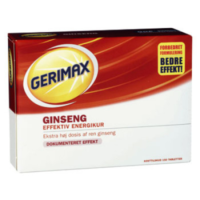 Gerimax stærk ginseng rød (150 tab)