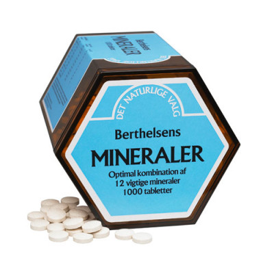 Berthelsen Mineraler (1000 tabletter)