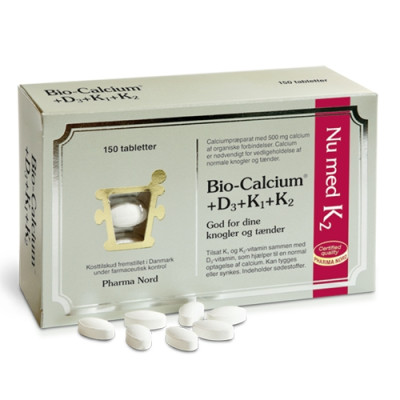 Bio-Calcium+D3+K (150 tabletter)