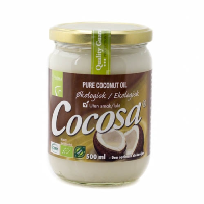Cocosa ren kokosolie som stegeolie Ø (500 ml) 