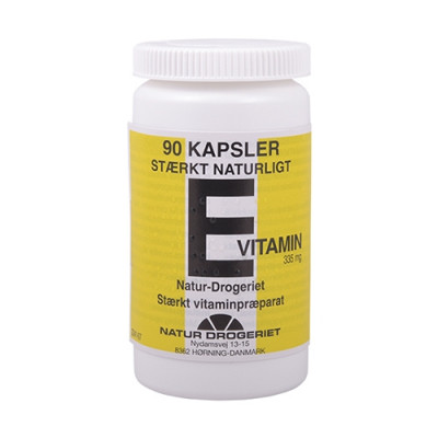 Natur Drogeriet E-vitamin 335 mg (90 kapsler)
