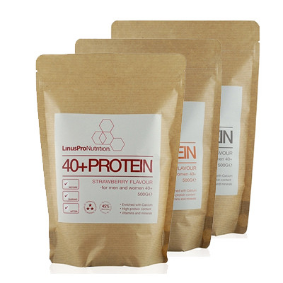LinusPro WHEY100 Proteinpulver +40 - Flere smagsvarianter (500 g)