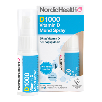 D3 vitamin spray 25 mcg NordicHealth (15 ml)