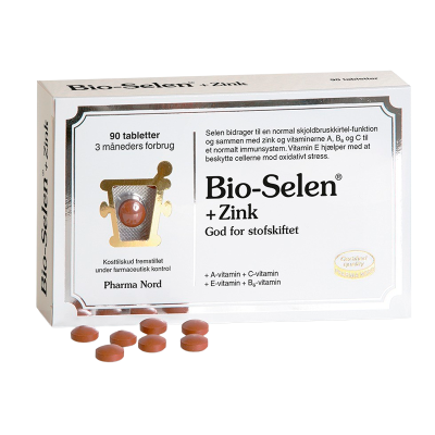 Bio-Selen + Zink (90 tabletter)