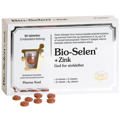 Bio-Selen + Zink (90 tabletter)