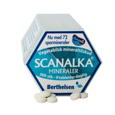 Scanalka Mineraler (500 tab)