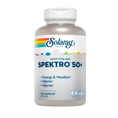 Solaray Spektro 50+ Multi-Vita-Min(100 kapsler)