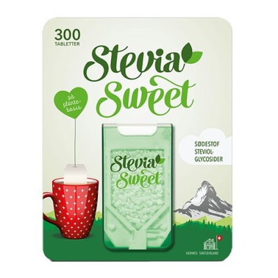 Hermesetas SteviaSweet sødetabletter (300 tab)
