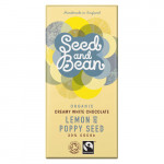 Seed & Bean Hvid Chokolade med Lemon & Birkes Ø (85 gr)