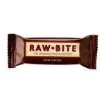 Rawbite Raw Cacao - Laktose- og glutenfri frugt- og nøddebar Ø (50 gr)
