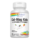 Solaray Cal-Mag Kids tygge m.10 mcg (90tab)