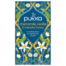 Pukka Chamomile, Vanilla & Manuka Honey Te Ø (20 breve)