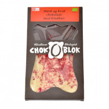 Chok o blok m. hindbær og mørk. hvid Ø (170 g)