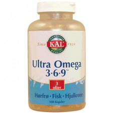 KAL Ultra Omega 3-6-9 (100 kapsler)