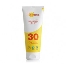 Derma sollotion spf 30 høj beskyttelse (200 ml)