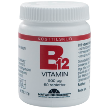 Natur Drogeriet B12 Mega Vitamin 500 ug (60 tabletter)