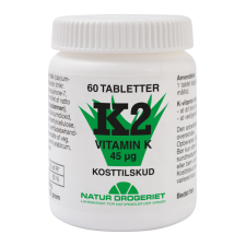 Natur Drogeriet K2-Vitamin 45 Ug (60 tabletter)
