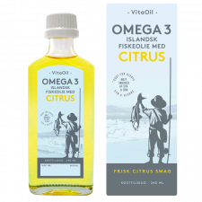 Omega 3 Islandsk Flydende Fiskeolie Lysi (240 ml)