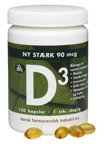 D3-vitamin 90 mcg (120 kap)