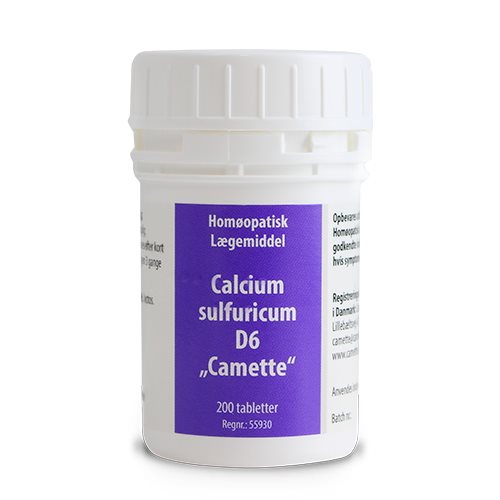Se Camette Calcium sulf. D6 Cellesalt 12 hos Viivaa.dk