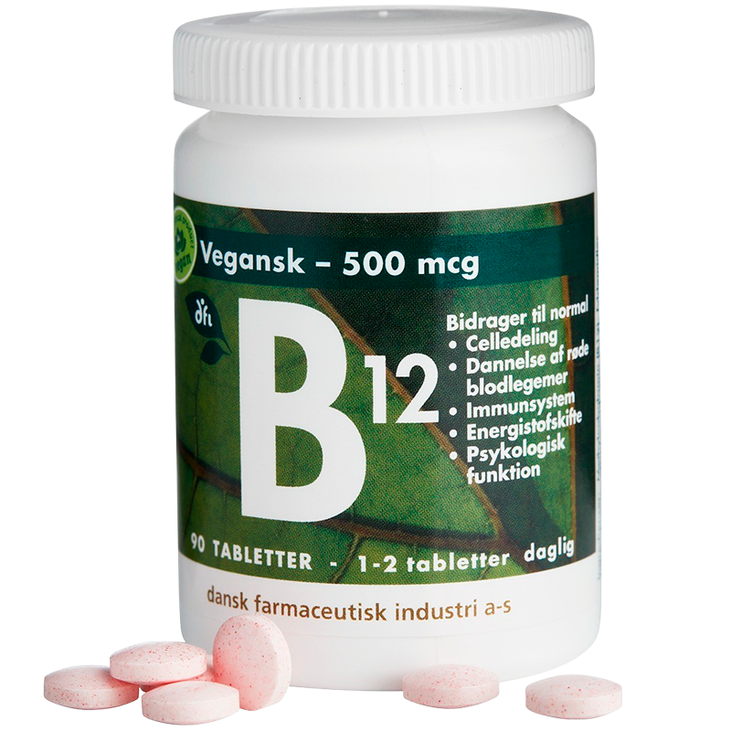 Billede af B12 vitamin 500 mcg (90tab)