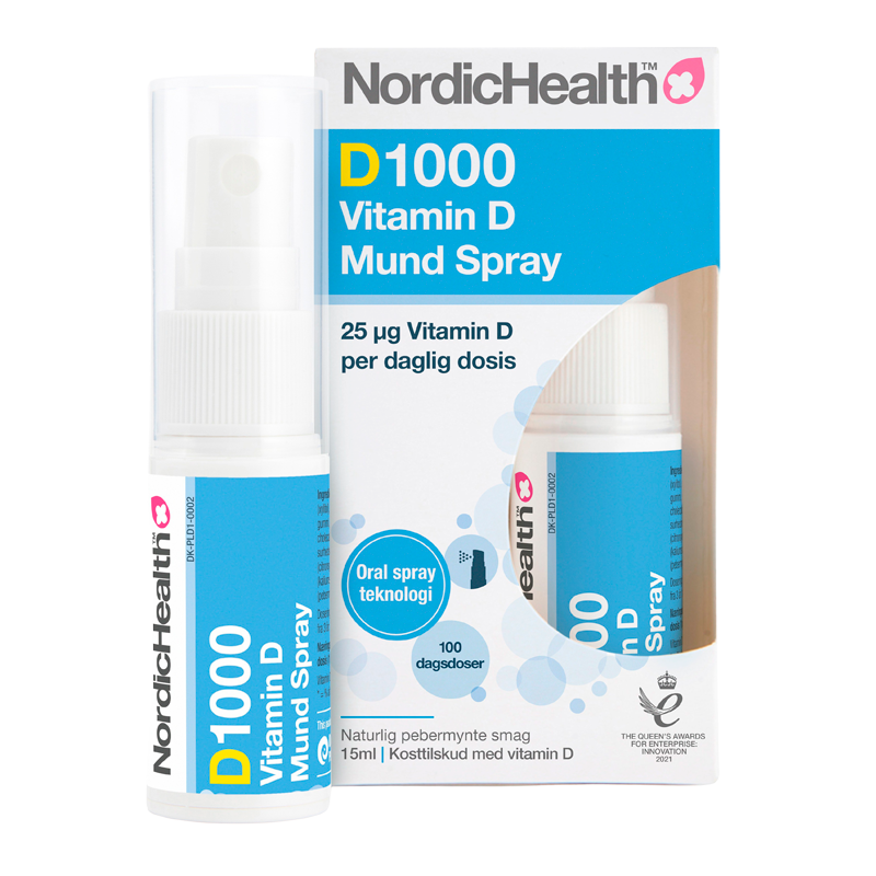 D3 vitamin spray 25 mcg NordicHealth (15 ml)