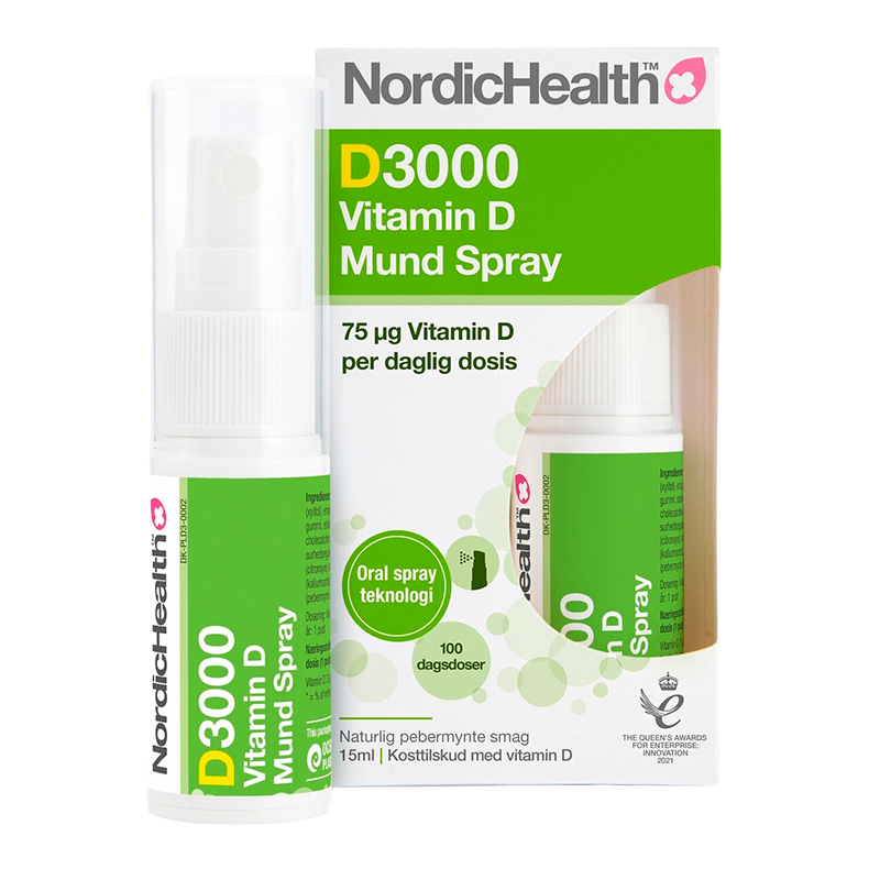 D3 vitamin spray 75 mcg NordicHealth (15 ml)