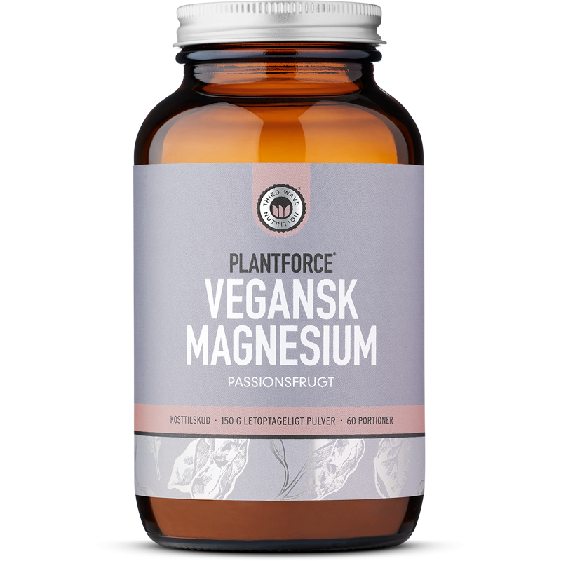Planteforce Vegansk Magnesium Passionsfrugt (150 g)