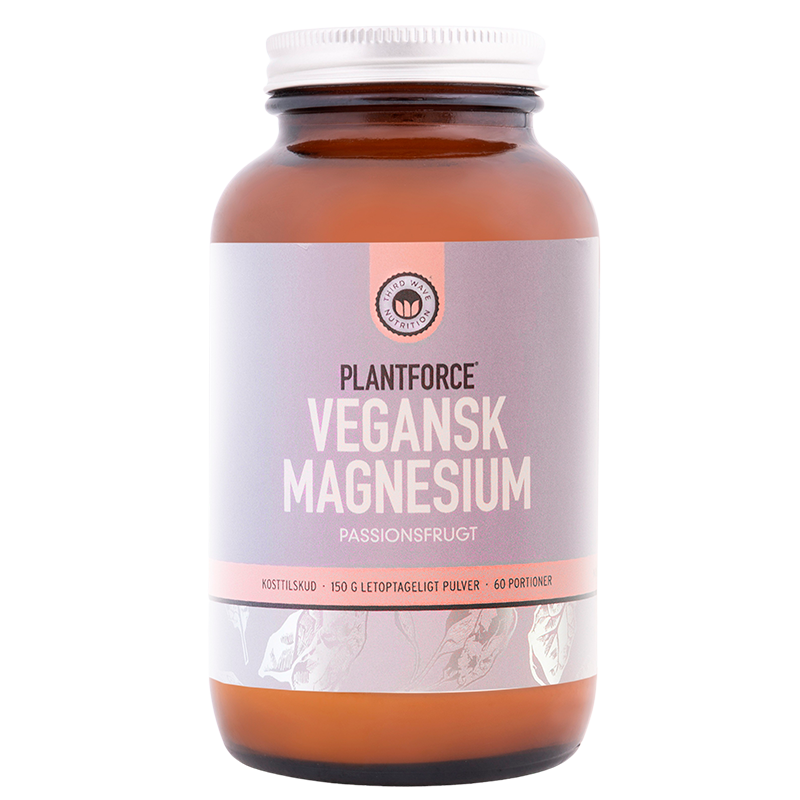 6: Planteforce Vegansk Magnesium Passionsfrugt (150 g)