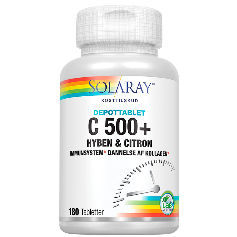 Se C-vitamin C500 hyben, citron (180tab) hos Viivaa.dk