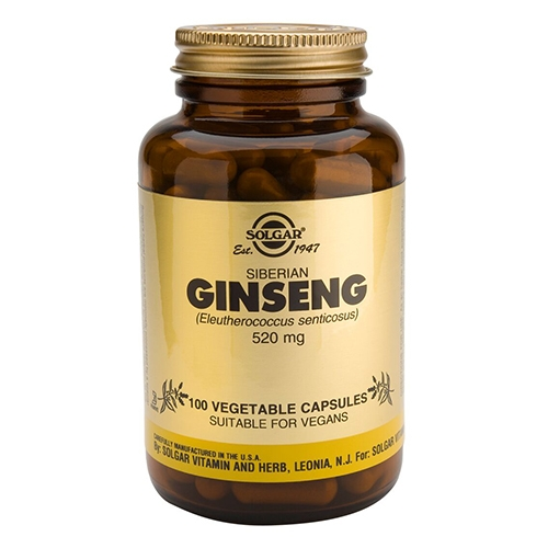 Ginseng Siberisk (russisk rod) 520 mg (100 kap)