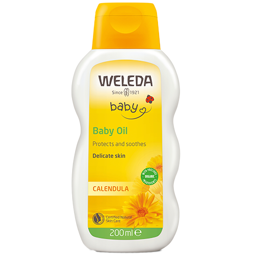 Se Calendula Baby Oil Mamma & Baby Weleda (200 ml) hos Viivaa.dk