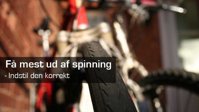 Indstil din spinningcykel korrekt