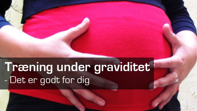 Træning for gravide i fitnisscenteret